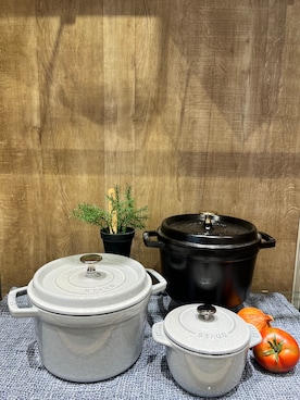 「アイテム（食器/キッチン）」を使った、OYSTERさん（レディース・157cm）の夏コーディネート
