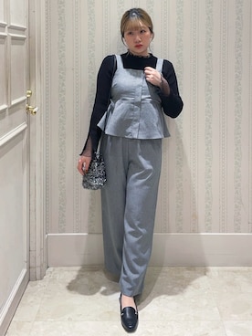 「grove（グローブ）のアイテム」を使った、Layjuさん（レディース・155cm）の春コーディネート
