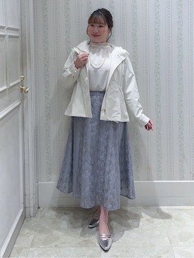 「COUP DE CHANCE（クードシャンス）のアイテム」を使った、Layjuさん（レディース・155cm）の冬コーディネート