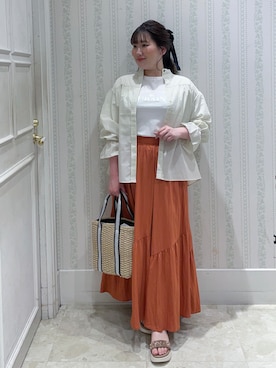 「grove（グローブ）のアイテム」を使った、Layjuさん（レディース・155cm）の春コーディネート