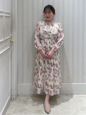 「COUP DE CHANCE（クードシャンス）のアイテム」を使った、Layjuさん（レディース・155cm）の春コーディネート