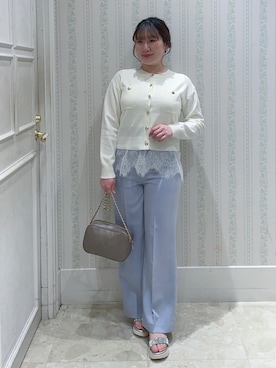 「grove（グローブ）のアイテム（バッグ）」を使った、Layjuさん（レディース・155cm）の春コーディネート