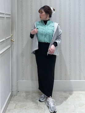 「THE SHOP TK （ザ ショップ ティーケー ）のアイテム」を使った、Layjuさん（レディース・155cm）の春コーディネート