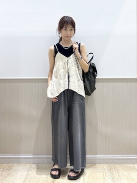 「eL（エル）のアイテム」を使った、Shiraさん（レディース・166cm）の夏コーディネート