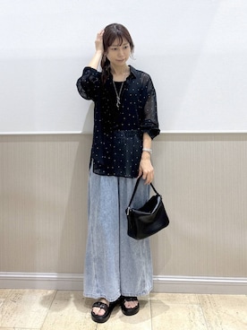Shiraさん（レディース・166cm）の夏コーディネート
