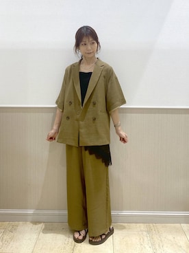 Shiraさん（レディース・166cm）の春コーディネート