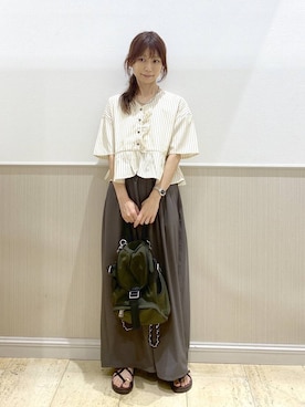 Shiraさん(レディース・166cm)の夏コーディネート