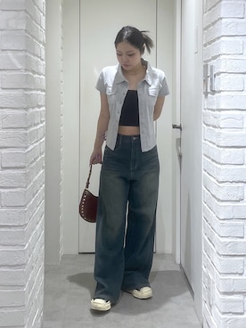 tomoemfmさん（レディース・156cm）の夏コーディネート
