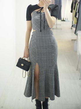 「EATME（イートミー）のアイテム」を使った、水城寧々_mizuki neneさん（レディース・165cm）の春コーディネート