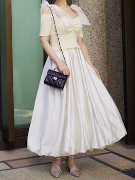 「EATME（イートミー）のアイテム」を使った、水城寧々_mizuki neneさん（レディース・165cm）の春コーディネート