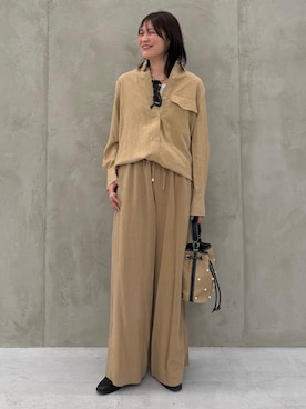 「MIAN （ミアン）のアイテム」を使った、nachiさん（レディース・163cm）の春コーディネート