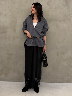 「MOHI（モヒ）のアイテム」を使った、nachiさん（レディース・163cm）の秋コーディネート