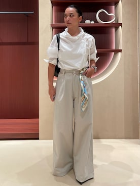 「LOWELL things（ロウェル　シングス）のアイテム」を使った、RUKAさん（レディース・160cm）の秋コーディネート
