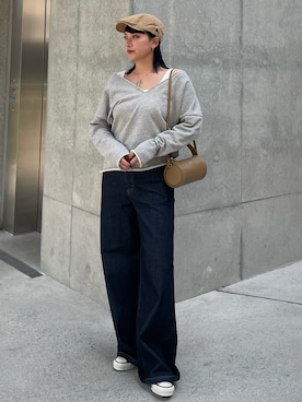 RUKAさん（レディース・160cm）の冬コーディネート