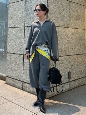 「LOWELL things（ロウェル　シングス）のアイテム」を使った、RUKAさん（レディース・160cm）の秋コーディネート