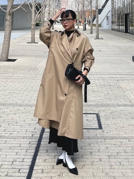 RUKAさん（レディース・160cm）の冬コーディネート