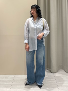 「RED CARD TOKYO（レッドカード）のアイテム（パンツ）」を使った、RUKAさん（レディース・160cm）の春コーディネート