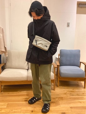 「Snow Peak（スノーピーク）のアイテム」を使った、Re:さん（メンズ・166cm）の春コーディネート