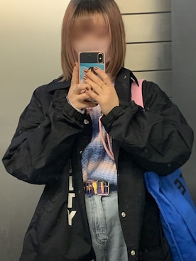 「RNA（アールエヌエー）のアイテム（ジャケット/アウター）」を使った、げってぃさん（レディース・152cm）の冬コーディネート