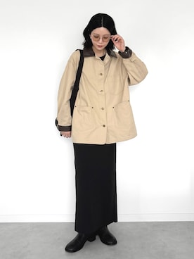 「LEMAIRE(ルメール)のアイテム」を使った、OKIRIさん(レディース・161cm)の秋コーディネート