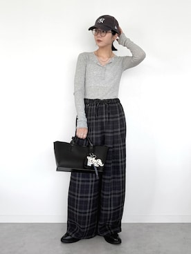 「TODAYFUL（トゥデイフル）のアイテム」を使った、OKIRIさん（レディース・161cm）の秋コーディネート