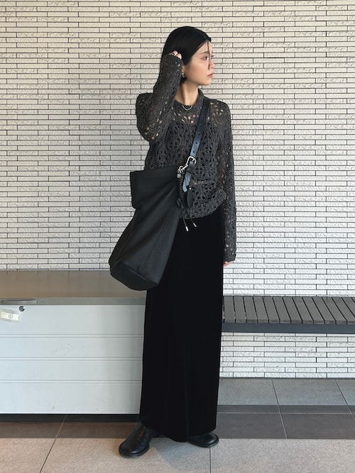 靴 todayful slide leather shoes 38 TODAYFUL Slide Leather Shoes スライドレザーシューズ Black