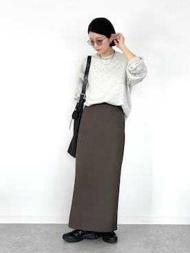 「NOGLE（ノグル）のアイテム」を使った、OKIRIさん（レディース・161cm）の秋コーディネート