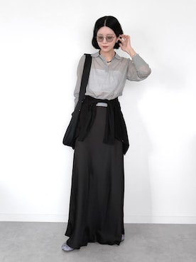 「PAES（ペイズ）のアイテム」を使った、OKIRIさん（レディース・161cm）の夏コーディネート