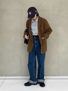 「アイテム（その他アウター）」を使った、OKIRIさん（レディース・161cm）の秋コーディネート