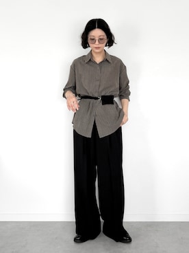 「アイテム（リング）」を使った、OKIRIさん（レディース・161cm）の春コーディネート