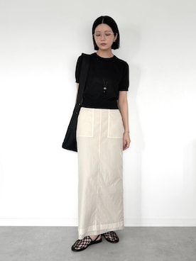 「Zoff（ゾフ）のアイテム」を使った、OKIRIさん（レディース・161cm）の夏コーディネート