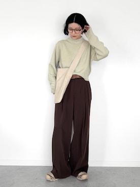 「TODAYFUL（トゥデイフル）のアイテム」を使った、OKIRIさん（レディース・161cm）の春コーディネート