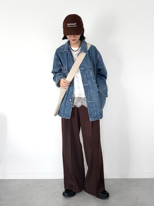 セール】【RED CARD】デニムジャケット Chore Coat カバーオール ユニ