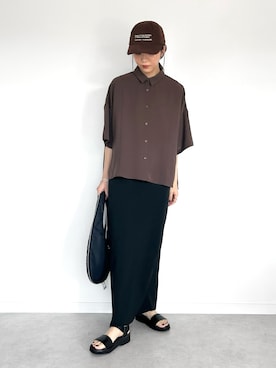 「LEPSIM（レプシィム）のアイテム」を使った、OKIRIさん（レディース・161cm）の夏コーディネート