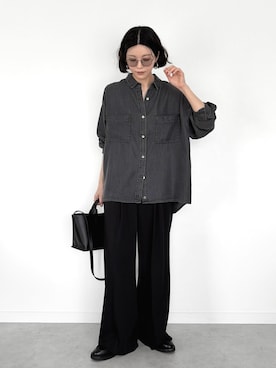 「TODAYFUL（トゥデイフル）のアイテム」を使った、OKIRIさん（レディース・161cm）の春コーディネート