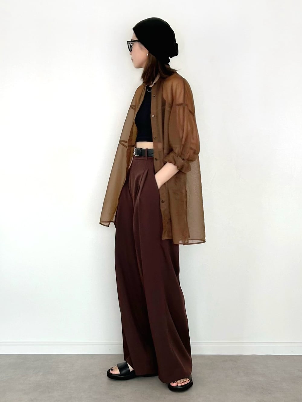 CLANE/クラネ】SWITCH SHEER SHIRT：シャツ◇を使った人気ファッション