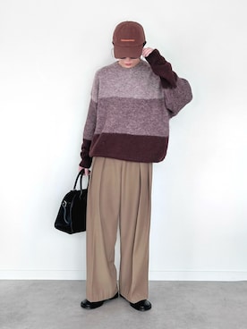 「thisisneverthat（ディスイズネバーザット）のアイテム」を使った、OKIRIさん（レディース・161cm）の秋コーディネート