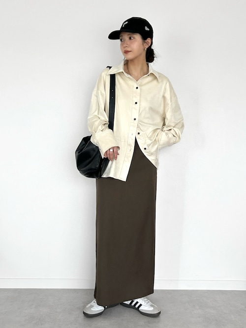 NOGLE スカート 「NOGLE/ノグル」ナロースリットロングスカート