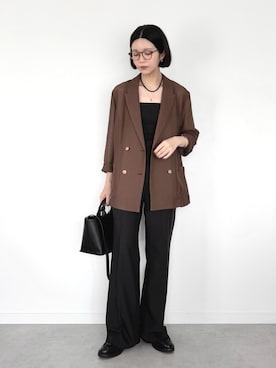 「TODAYFUL（トゥデイフル）のアイテム」を使った、OKIRIさん（レディース・161cm）の春コーディネート