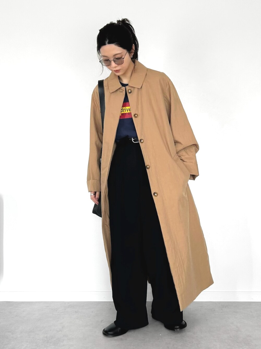 TODAYFUL（トゥデイフル）の「スタンドカラーオーバーコート