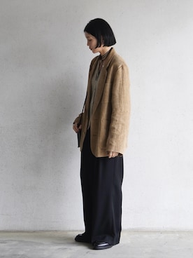 「TODAYFUL（トゥデイフル）のアイテム（パンツ）」を使った、OKIRIさん（レディース・161cm）の春コーディネート