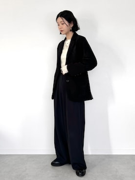 「SENEE（セニー）のアイテム」を使った、OKIRIさん（レディース・161cm）の冬コーディネート