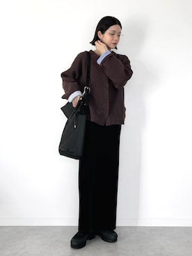 「アイテム（財布/小物）」を使った、OKIRIさん（レディース・161cm）の秋コーディネート