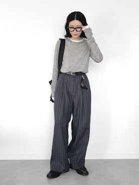 「アイテム（財布/小物）」を使った、OKIRIさん（レディース・161cm）の秋コーディネート