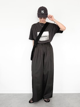 「TODAYFUL（トゥデイフル）のアイテム」を使った、OKIRIさん（レディース・161cm）の夏コーディネート