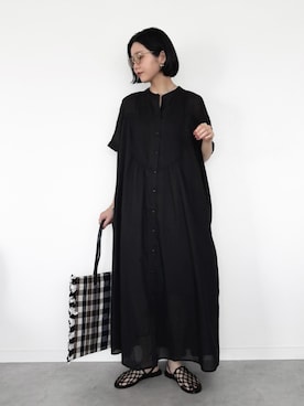 「anuke（アンヌーク）のアイテム」を使った、OKIRIさん（レディース・161cm）の春コーディネート