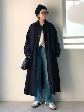 「Graphpaper（グラフペーパー）のアイテム」を使った、OKIRIさん（レディース・161cm）の冬コーディネート