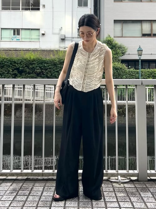 セール】Piping Shirring Blouse（Tシャツ/カットソー