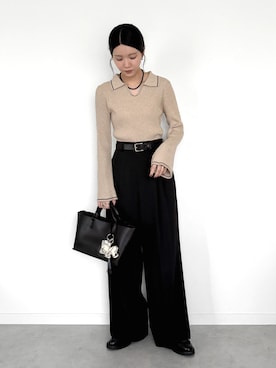 「TODAYFUL（トゥデイフル）のアイテム」を使った、OKIRIさん（レディース・161cm）の秋コーディネート
