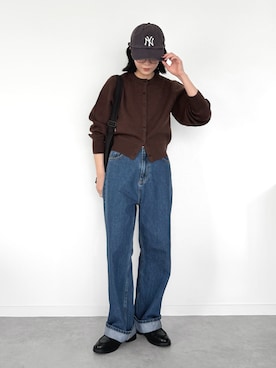 「NOGLE（ノグル）のアイテム」を使った、OKIRIさん（レディース・161cm）の秋コーディネート